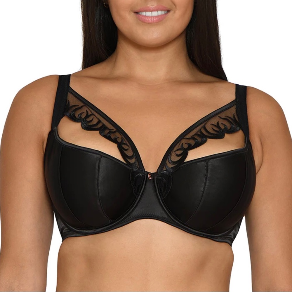 Scantilly by Curvy Kate Rapture Padded Half Cup Bra Black